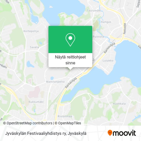 Jyväskylän Festivaaliyhdistys ry kartta