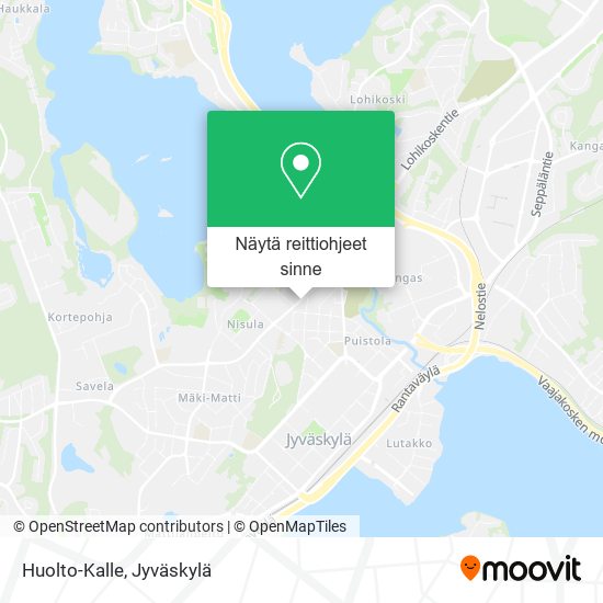 Huolto-Kalle kartta