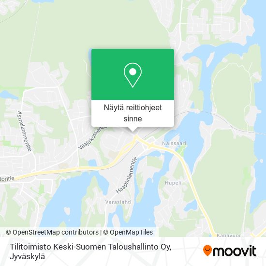 Tilitoimisto Keski-Suomen Taloushallinto Oy kartta