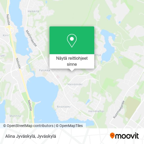 Alina Jyväskylä kartta