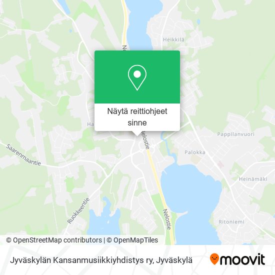 Jyväskylän Kansanmusiikkiyhdistys ry kartta