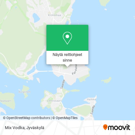 Mix Vodka kartta