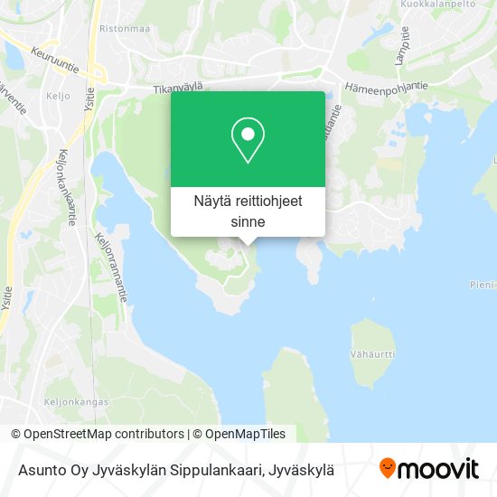 Asunto Oy Jyväskylän Sippulankaari kartta