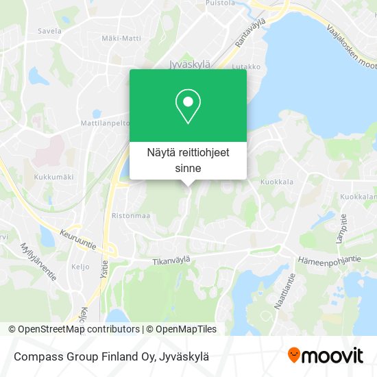 Compass Group Finland Oy kartta