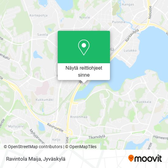 Ravintola Maija kartta