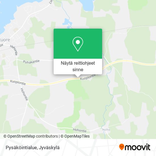 Pysäköintialue kartta