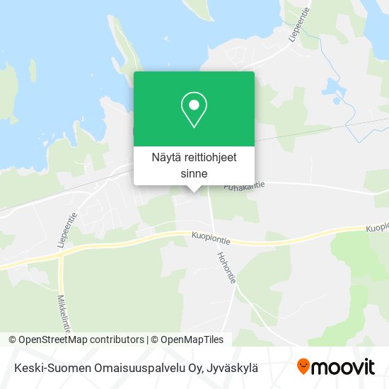 Keski-Suomen Omaisuuspalvelu Oy kartta