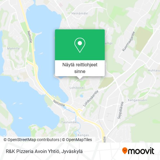 R&K Pizzeria Avoin Yhtiö kartta