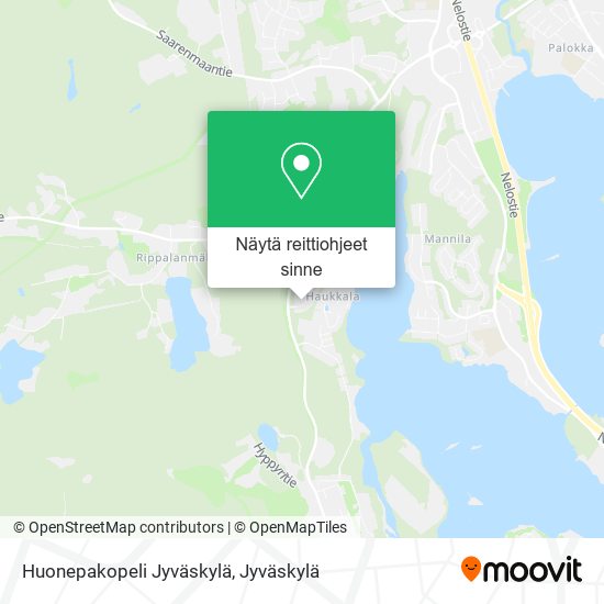 Huonepakopeli Jyväskylä kartta