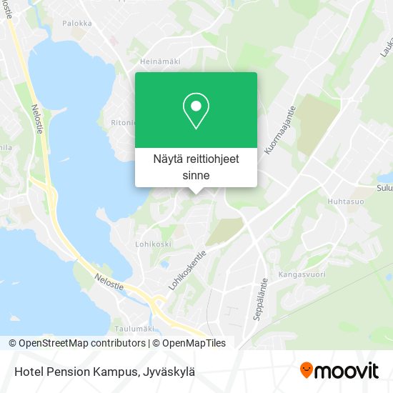 Hotel Pension Kampus kartta