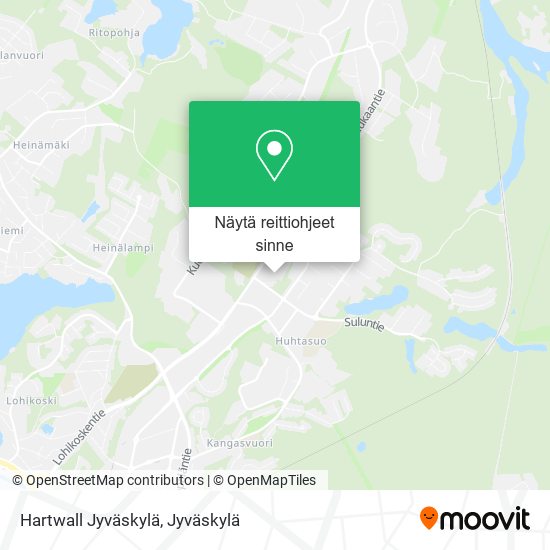 Hartwall Jyväskylä kartta
