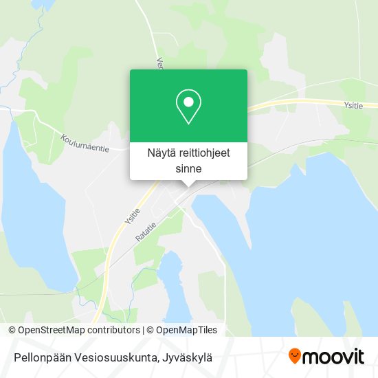 Pellonpään Vesiosuuskunta kartta