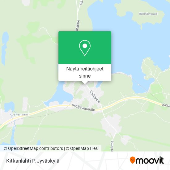 Kitkanlahti P kartta