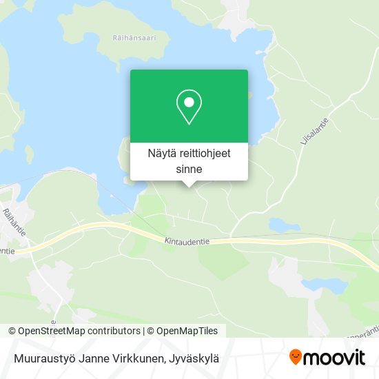 Muuraustyö Janne Virkkunen kartta