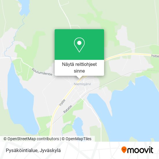 Pysäköintialue kartta