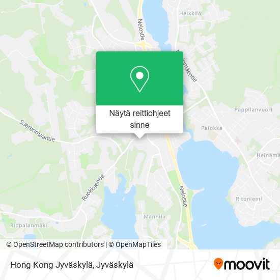 Hong Kong Jyväskylä kartta