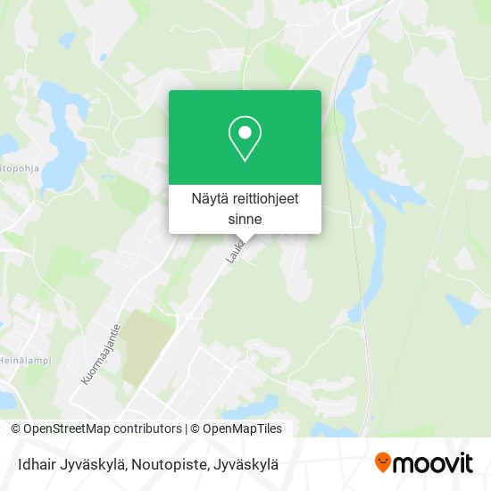 Idhair Jyväskylä, Noutopiste kartta