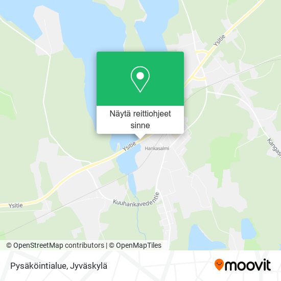 Pysäköintialue kartta