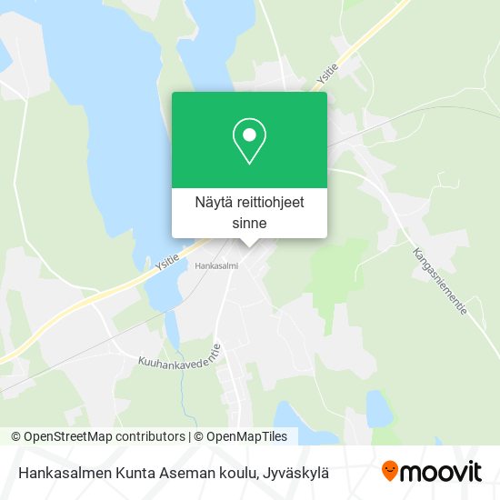 Hankasalmen Kunta Aseman koulu kartta