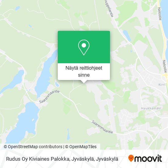 Rudus Oy Kiviaines Palokka, Jyväskylä kartta