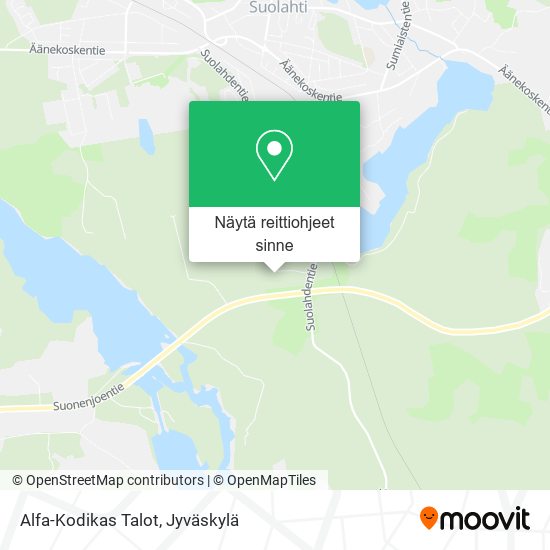 Alfa-Kodikas Talot kartta