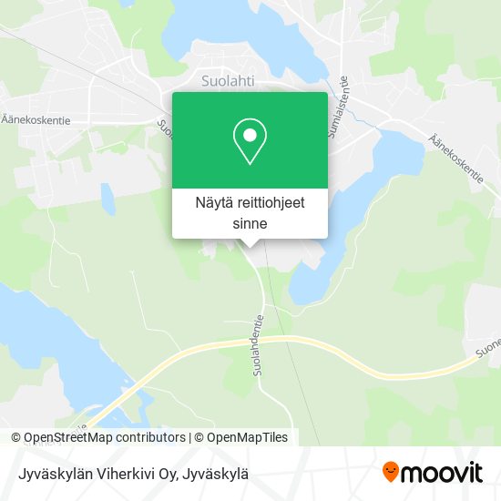 Jyväskylän Viherkivi Oy kartta