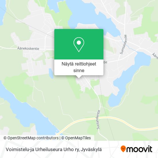 Voimistelu-ja Urheiluseura Urho ry kartta
