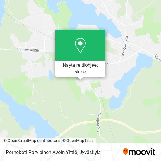Perhekoti Parviainen Avoin Yhtiö kartta