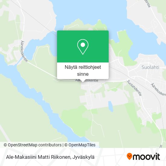 Ale-Makasiini Matti Riikonen kartta