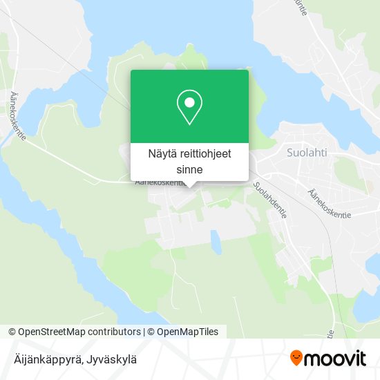 Äijänkäppyrä kartta