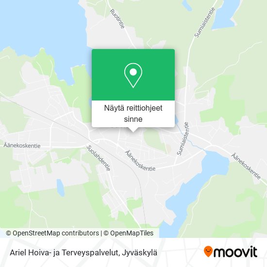 Ariel Hoiva- ja Terveyspalvelut kartta