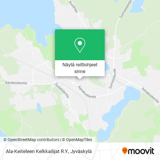 Ala-Keiteleen Kelkkailijat R.Y. kartta