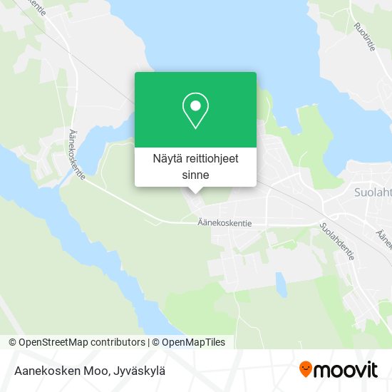 Aanekosken Moo kartta