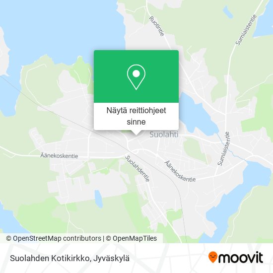 Suolahden Kotikirkko kartta