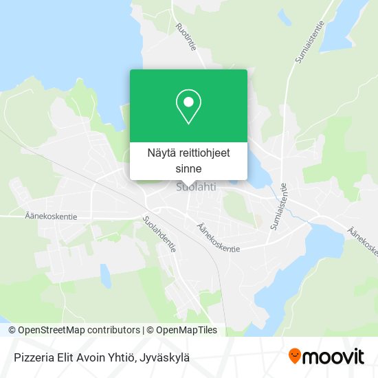 Pizzeria Elit Avoin Yhtiö kartta