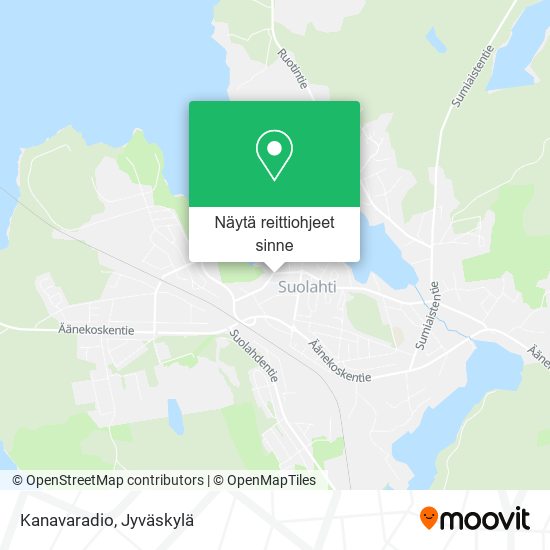 Kanavaradio kartta