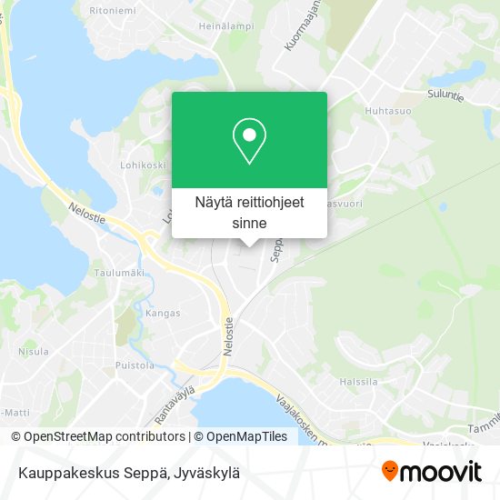 Kuinka päästä kohteeseen Kauppakeskus Seppä paikassa Jyväskylä  kulkuvälineellä Bussi?