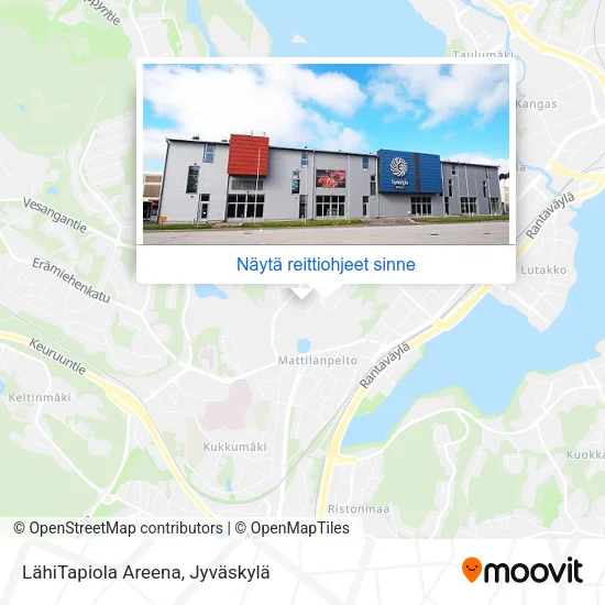 LähiTapiola Areena kartta