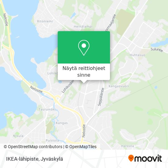 IKEA-lähipiste kartta