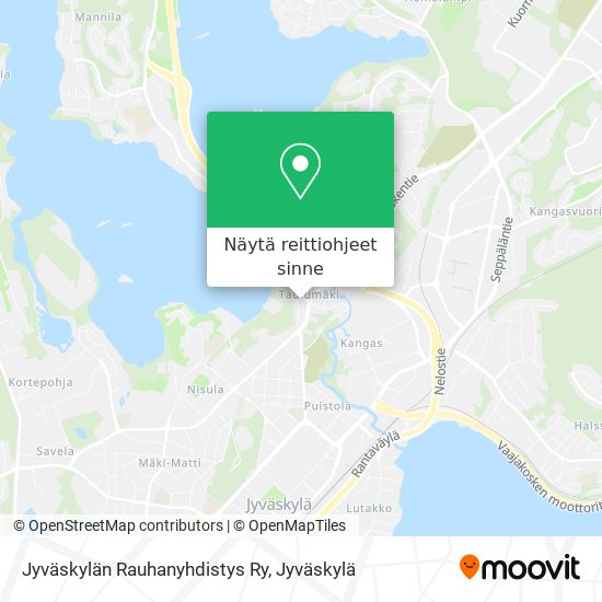 Jyväskylän Rauhanyhdistys Ry kartta