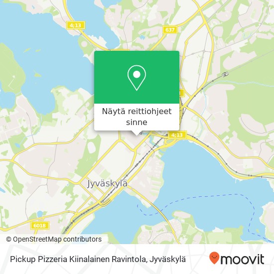 Pickup Pizzeria Kiinalainen Ravintola kartta