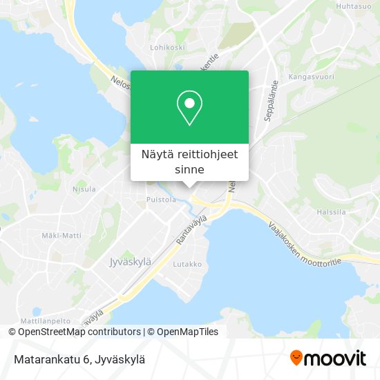 Matarankatu 6 kartta