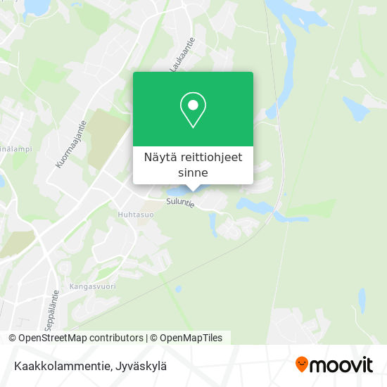 Kaakkolammentie kartta