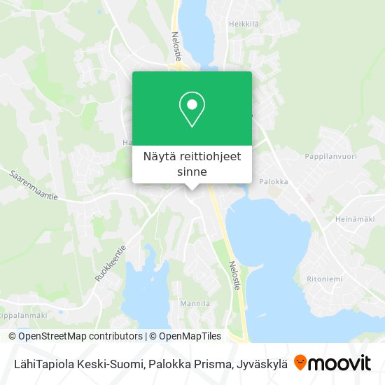 LähiTapiola Keski-Suomi, Palokka Prisma kartta
