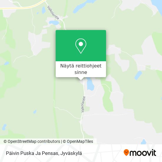 Päivin Puska Ja Pensas kartta