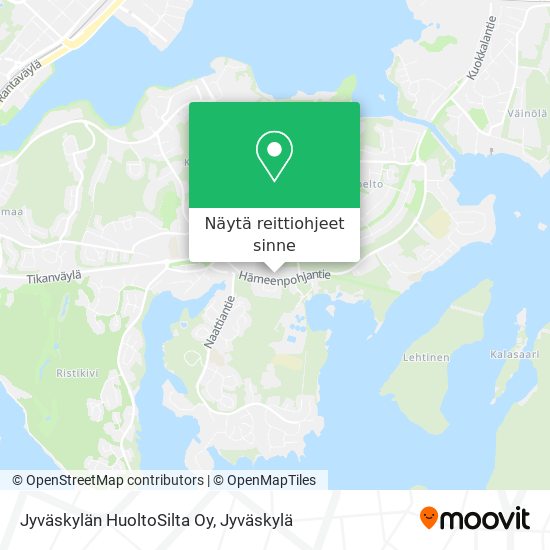 Jyväskylän HuoltoSilta Oy kartta