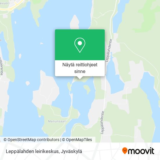 Leppälahden leirikeskus kartta
