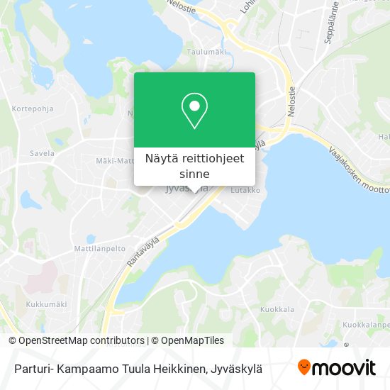 Parturi- Kampaamo Tuula Heikkinen kartta