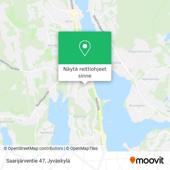 Saarijärventie 47 kartta