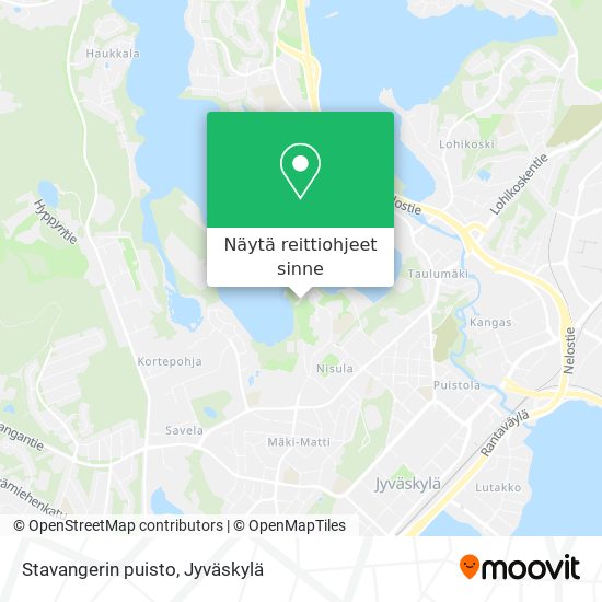 Stavangerin puisto kartta